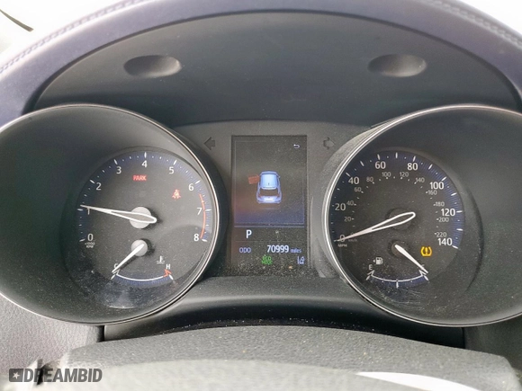 2020 Toyota C-HR LE with VIN NMTKHMBX0LR104121, listed as a Copart auction lot 50698805 with 70,999 mi miles and Salvage Title. Bid and sale history available at carsss.com. Image 9.