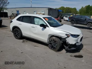 2024 Honda HR-V Sport with VIN 3CZRZ2H58RM736505, listed as a Copart auction lot 56490425 with 13,256 mi miles and Salvage title. Bid and sale history available at DreamBid. Image 4.
