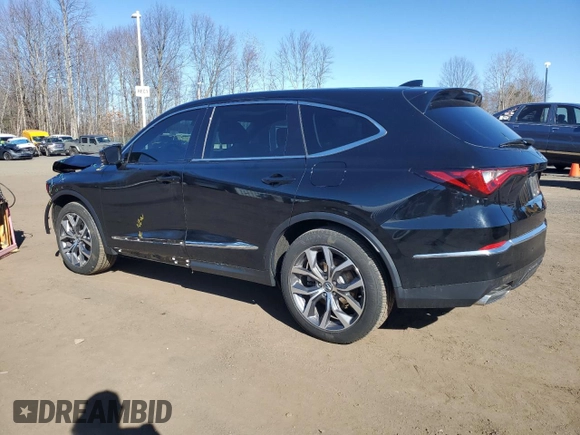 2023 Acura MDX w/Technology Package with VIN 5J8YE1H46PL019549, listed as a Copart auction lot 47982275 with 21,381 mi miles and Salvage Title. Bid and sale history available at carsss.com. Image 2.
