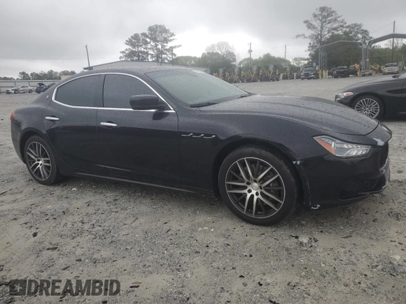 2015 Maserati Ghibli z VIN ZAM57XSA6F1158678, wystawiony jako Copart lot #51920245 z przebiegiem 87 158 mil mil oraz Czysty tytuł • Clean title. Historia ofert i sprzedaży dostępna na DreamBid. Obrazek 4.