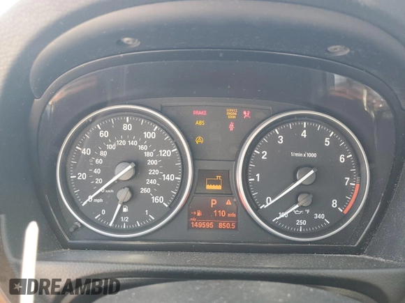 2007 BMW 3 Series 335i with VIN WBAVB73577VF54424, listed as a Copart auction lot 49334785 with 149,595 mi miles and Salvage title. Bid and sale history available at DreamBid. Image 9.