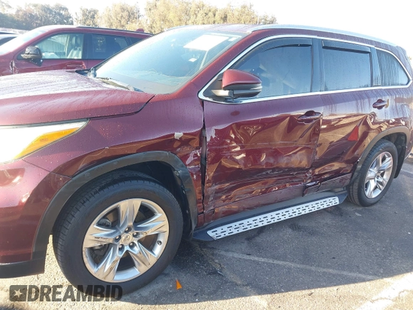 2015 Toyota Highlander Limited z VIN 5TDYKRFH7FS046977, wystawiony jako IAAI lot #41745799 z przebiegiem 100 336 mil mil oraz . Historia ofert i sprzedaży dostępna na DreamBid. Obrazek 6.