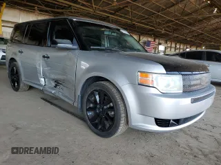 2011 Ford Flex Limited with VIN 2FMGK5DC2BBD05958, listed as a Copart auction lot 52454485 with 98,525 mi miles and Salvage Title. Bid and sale history available at carsss.com. Image 4.