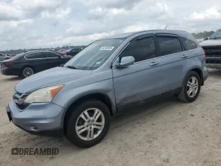 2011 Honda CR-V EX-L with VIN 5J6RE3H7XBL056647, listed as a Copart auction lot 54762925 with 130,394 mi miles and Salvage Title. Bid and sale history available at carsss.com. Image 1.