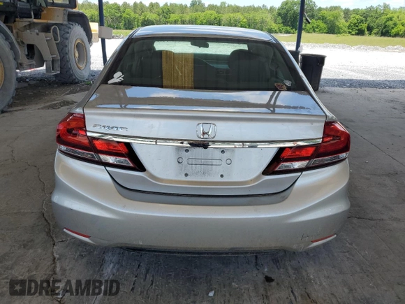 2014 Honda Civic LX z VIN 19XFB2F52EE011454, wystawiony jako Copart lot #55833675 z przebiegiem 44 577 mil mil oraz Szkoda całkowita • Salvage title. Historia ofert i sprzedaży dostępna na DreamBid. Obrazek 6.
