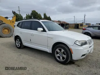 2007 BMW X3 3.0si with VIN WBXPC93467WF26770, listed as a Copart auction lot 54630845 with 159,760 mi miles and Salvage Title. Bid and sale history available at DreamBid. Image 4.