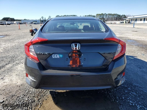 2016 Honda Civic Sedan EX with VIN 19XFC2F75GE219992, listed as a Copart auction lot 45387505 with 87,913 mi miles and Salvage Title. Bid and sale history available at carsss.com. Image 6.