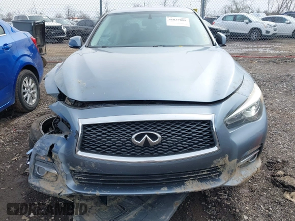 2015 Infiniti Q50 with VIN JN1BV7AR4FM406268, listed as a IAAI auction lot 41837888 with 211,965 mi miles. Bid and sale history available at carsss.com. Image 13.