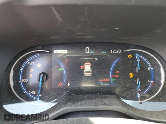 2024 Toyota RAV4 Hybrid LE z VIN 2T3UWRFV3RW193860, wystawiony jako Copart lot #52138735 z przebiegiem 50 956 mil mil oraz Szkoda całkowita • Salvage title. Historia ofert i sprzedaży dostępna na DreamBid. Obrazek 9.