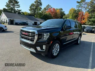 2021 GMC Yukon XL SLT with VIN 1GKS1GKD3MR359119, listed as a Copart auction lot 72097254 with 154,601 mi miles and Clean Title. Bid and sale history available at carsss.com. Image 1.