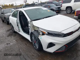 2023 Kia Forte GT with VIN 3KPF44AC4PE505989, listed as a IAAI auction lot 40869133 with 38,222 mi miles and . Bid and sale history available at carsss.com. Image 6.