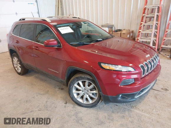 2014 Jeep Cherokee Limited z VIN 1C4PJMDB5EW237604, wystawiony jako IAAI lot #41694117 z przebiegiem 95 959 mil mil oraz . Historia ofert i sprzedaży dostępna na DreamBid. Obrazek 1.