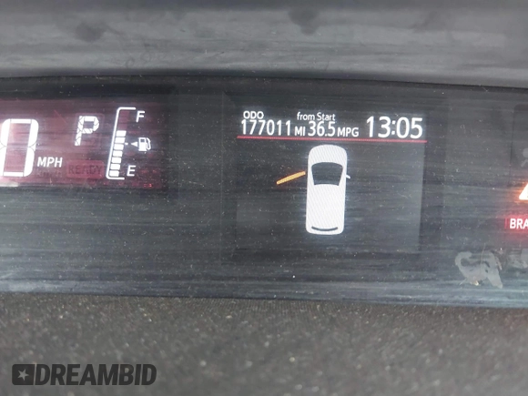 2016 Toyota Prius One z VIN JTDKDTB30G1117670, wystawiony jako IAAI lot #42115566 z przebiegiem 177 011 mil mil oraz . Historia ofert i sprzedaży dostępna na DreamBid. Obrazek 7.