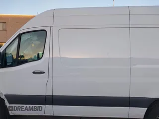 2021 Mercedes-Benz Sprinter Cargo with VIN W1Y4EBHY9MT057970, listed as a IAAI auction lot 38416320 with 32,055 mi miles and . Bid and sale history available at carsss.com. Image 14.