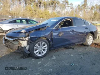 2020 Chevrolet Malibu LT with VIN 1G1ZD5ST7LF077765, listed as a Copart auction lot 43127835 with 83,640 mi miles and Salvage Title. Bid and sale history available at DreamBid. Image 1.