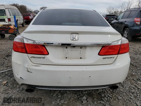 2014 Honda Accord Sedan Sport with VIN 1HGCR2F50EA278515, listed as a Copart auction lot 49825875 with 160,210 mi miles and Salvage Title. Bid and sale history available at carsss.com. Image 6.