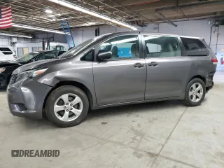 2013 Toyota Sienna L with VIN 5TDZK3DC0DS321546, listed as a Copart auction lot 48520045 with 232,238 mi miles and Salvage title. Bid and sale history available at DreamBid. Image 1.