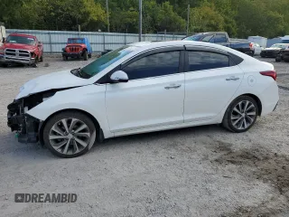 2018 Hyundai Accent Limited with VIN 3KPC34A35JE021794, listed as a Copart auction lot 71097384 with 96,261 mi miles and Salvage Title. Bid and sale history available at carsss.com. Image 1.