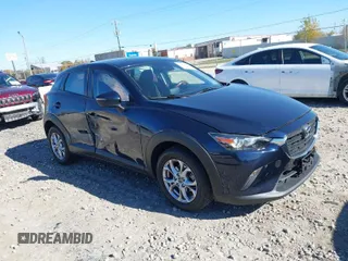 2019 Mazda CX-3 Sport with VIN JM1DKDB72K0442679, listed as a IAAI auction lot 40627177 with 59,389 mi miles. Bid and sale history available at carsss.com. Image 1.