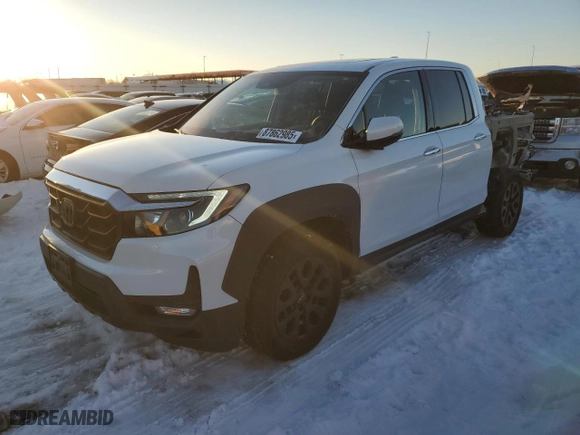 2022 Honda Ridgeline RTL-E with VIN 5FPYK3F76NB009014, listed as a Copart auction lot 87862985 with 67,937 mi miles and Salvage Title. Bid and sale history available at carsss.com. Image 1.