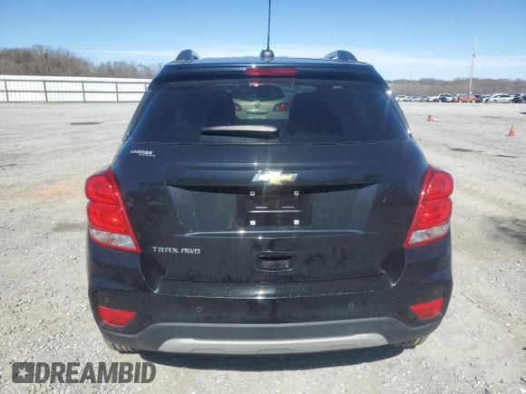 2022 Chevrolet Trax LT with VIN KL7CJPSM2NB520387, listed as a Copart auction lot 47321075 with 48,746 mi miles and Salvage Title. Bid and sale history available at carsss.com. Image 6.