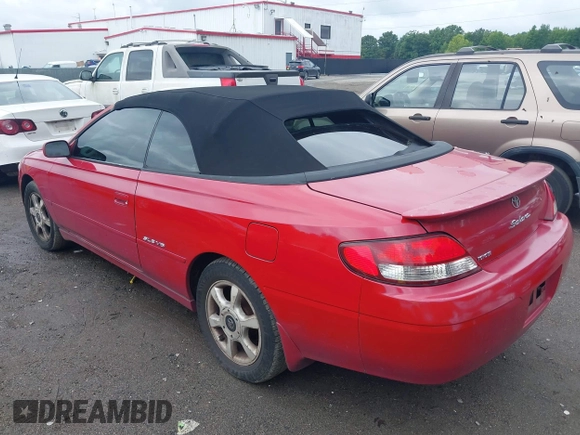 2001 Toyota Solara SE with VIN 2T1FF28P71C424921, listed as a IAAI auction lot 39931777 with 168,746 mi miles and . Bid and sale history available at carsss.com. Image 3.