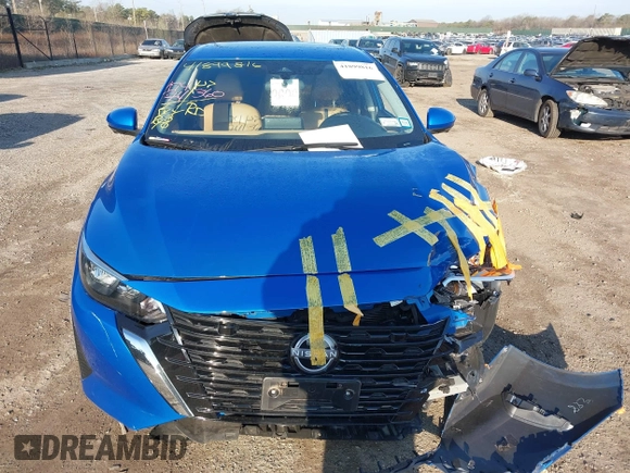2024 Nissan Sentra SV with VIN 3N1AB8CV2RY356783, listed as a IAAI auction lot 41899816 with 17,474 mi miles and . Bid and sale history available at DreamBid. Image 12.
