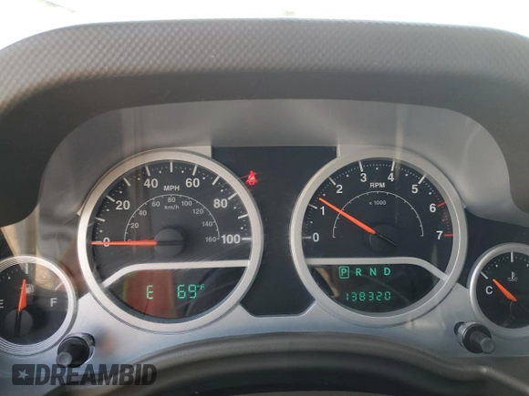 2010 Jeep Wrangler Sahara with VIN 1J4AA5D15AL167384, listed as a Copart auction lot 64210485 with 138,320 mi miles and Clean title. Bid and sale history available at DreamBid. Image 9.
