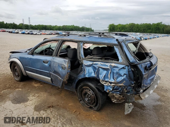 2008 Subaru Outback z VIN 4S4BP60CX87355130, wystawiony jako Copart lot #54596765 z przebiegiem Nie podano mil oraz Szkoda całkowita • Salvage title. Historia ofert i sprzedaży dostępna na DreamBid. Obrazek 2.