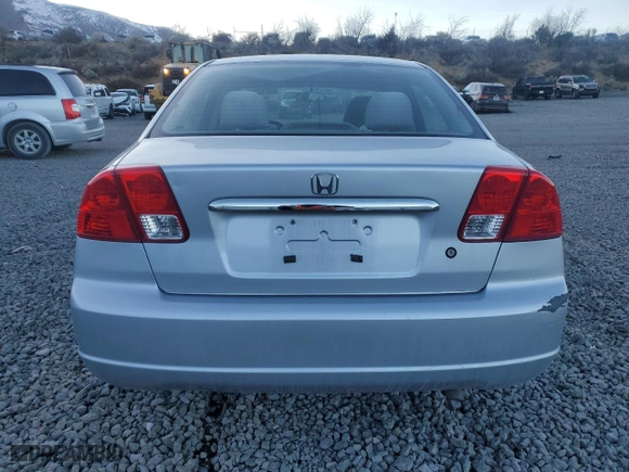 2003 Honda Civic DX with VIN 2HGES16163H513180, listed as a Copart auction lot 42122575 with 190,346 mi miles and Salvage Title. Bid and sale history available at carsss.com. Image 6.