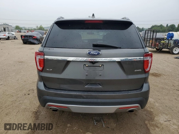 2017 Ford Explorer XLT z VIN 1FM5K8D80HGB51952, wystawiony jako Copart lot #60951985 z przebiegiem 80 198 mil mil oraz Szkoda całkowita • Salvage title. Historia ofert i sprzedaży dostępna na DreamBid. Obrazek 6.