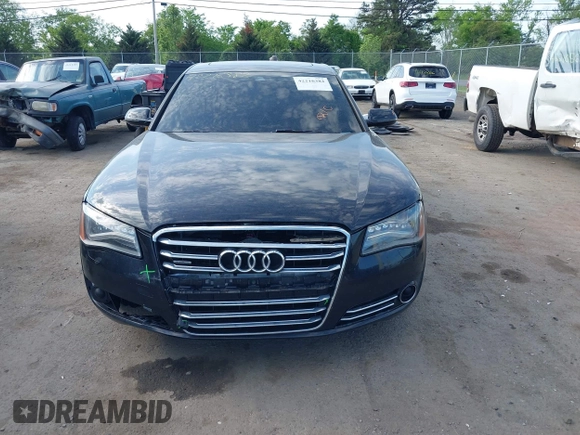 2012 Audi A8 with VIN WAUAVAFD8CN029546, listed as a IAAI auction lot 42216382 with 144,989 mi miles and . Bid and sale history available at DreamBid. Image 12.