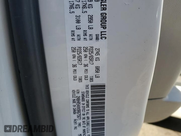 2009 Chrysler Town & Country Touring with VIN 2A8HR54XX9R675671, listed as a Copart auction lot 43807405 with 110,504 mi miles and Salvage Title. Bid and sale history available at DreamBid. Image 13.