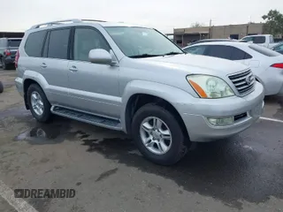 2006 Lexus GX with VIN JTJBT20X160097367, listed as a IAAI auction lot 41582682 with 143,452 mi miles. Bid and sale history available at carsss.com. Image 1.