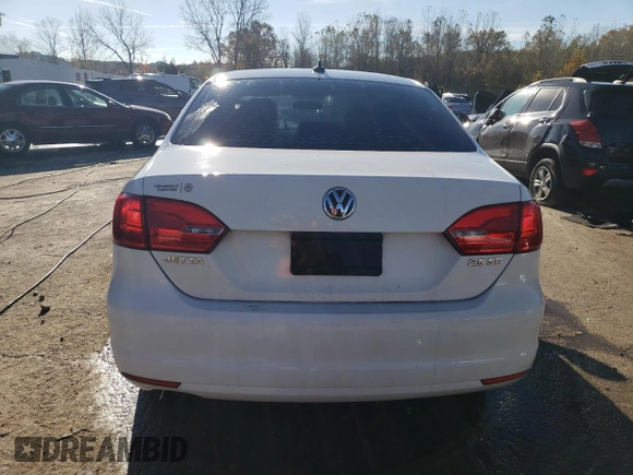 2012 Volkswagen Jetta Sedan SE w/Convenience with VIN 3VWDX7AJXCM458303, listed as a Copart auction lot 78156064 with 160,228 mi miles and Non Repairable. Bid and sale history available at carsss.com. Image 6.