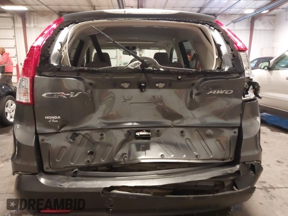 2014 Honda CR-V EX-L with VIN 5J6RM4H76EL043214, listed as a IAAI auction lot 41579664 with 124,681 mi miles. Bid and sale history available at carsss.com. Image 17.