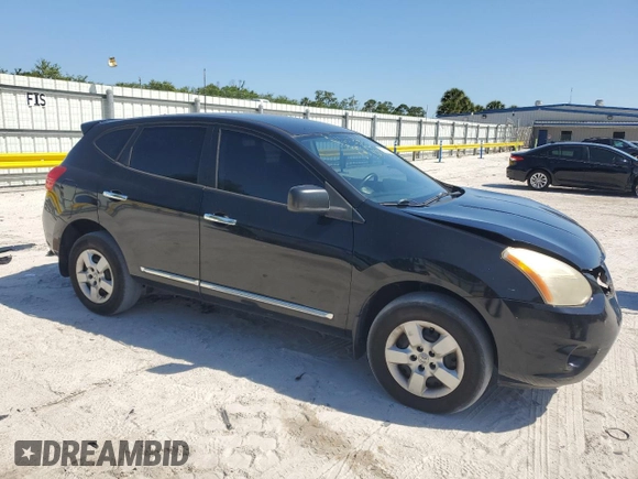 2013 Nissan Rogue S with VIN JN8AS5MT9DW022313, listed as a Copart auction lot 53210925 with 160,211 mi miles and Salvage Title. Bid and sale history available at carsss.com. Image 4.