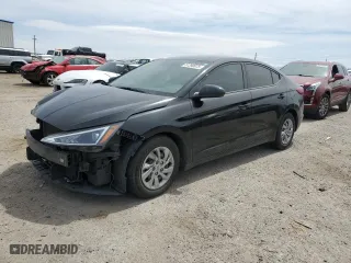 2020 Hyundai Elantra SE with VIN KMHD74LF8LU973303, listed as a Copart auction lot 51390875 with 153,341 mi miles and Salvage Title. Bid and sale history available at carsss.com. Image 1.