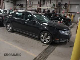 2012 Ford Fusion SPORT with VIN 3FAHP0DC9CR384812, listed as a IAAI auction lot 41506693 with 169,545 mi miles. Bid and sale history available at carsss.com. Image 1.