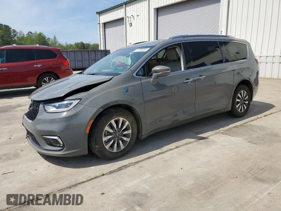 2021 Chrysler Pacifica Hybrid Touring L with VIN 2C4RC1L73MR603162, listed as a Copart auction lot 51253685 with Not provided miles and Salvage title. Bid and sale history available at DreamBid. Image 1.