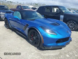 2015 Chevrolet Corvette Z06 3LZ with VIN 1G1YU3D66F5607211, listed as a Copart auction lot 76238254 with 14,268 mi miles and Salvage Title. Bid and sale history available at carsss.com. Image 4.