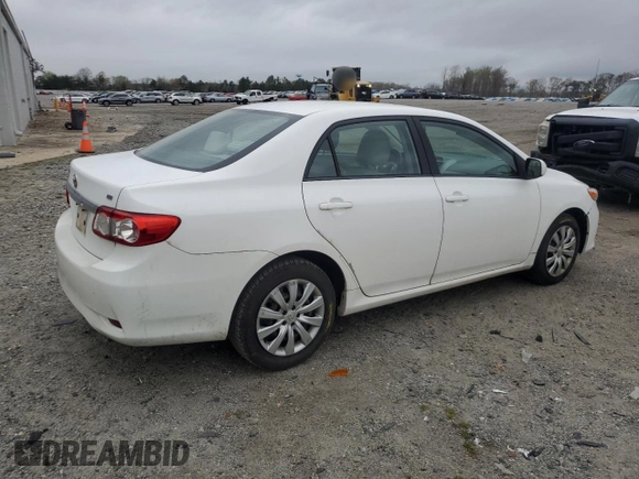 2012 Toyota Corolla L with VIN 2T1BU4EE6CC826211, listed as a Copart auction lot 51524425 with 231,021 mi miles and Salvage Title. Bid and sale history available at carsss.com. Image 3.