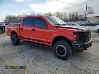 2016 Ford F-150 XLT with VIN 1FTEW1EFXGKE97998, listed as a Copart auction lot 51929315 with 150,933 mi miles and Salvage Title. Bid and sale history available at carsss.com. Image 4.