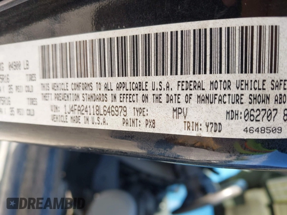 2008 Jeep Wrangler X with VIN 1J4FA24118L646979, listed as a IAAI auction lot 41981709 with 142,081 mi miles and . Bid and sale history available at DreamBid. Image 9.