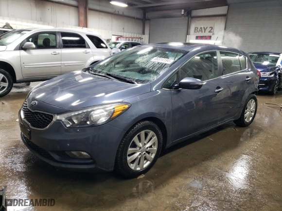 2014 Kia Forte 5-Door EX with VIN KNAFX5A8XE5167867, listed as a Copart auction lot 86514194 with 146,527 mi miles and Salvage Title. Bid and sale history available at carsss.com. Image 1.