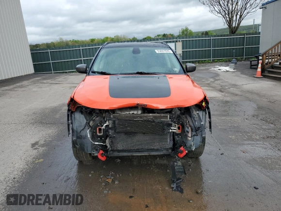 2018 Jeep Compass Trailhawk с VIN 3C4NJDDB5JT483091, выставлен на аукционе Copart как лот 55607835 с пробегом 76 066 миль миль и Списание • Salvage title. История ставок и продаж доступна на DreamBid. Изображение 5.