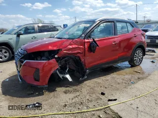 2024 Nissan Kicks SV z VIN 3N1CP5CV3RL487565, wystawiony jako Copart lot #54344305 z przebiegiem 9 929 mil mil oraz Szkoda całkowita • Salvage title. Historia ofert i sprzedaży dostępna na DreamBid. Obrazek 1.
