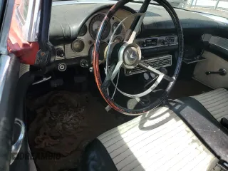 1957 Ford Thunderbird with VIN D7FH395675, listed as a Copart auction lot 77234434 with 15,312 mi miles and Salvage Title. Bid and sale history available at DreamBid. Image 8.