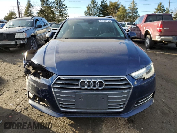 2017 Audi A4 Premium with VIN WAUGNAF41HN007244, listed as a Copart auction lot 42655145 with 80,468 mi miles and Salvage Title. Bid and sale history available at carsss.com. Image 5.