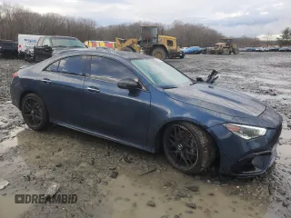 2020 Mercedes-Benz CLA 45 AMG with VIN W1K5J5DB9LN093643, listed as a Copart auction lot 86995884 with 36,263 mi miles and Salvage Title. Bid and sale history available at DreamBid. Image 4.